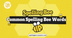 Common Spelling Bee Words