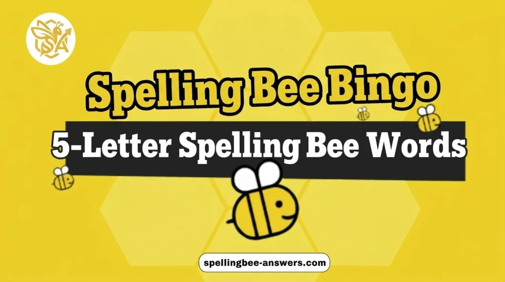 Spelling Bee Bingo