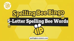 Spelling Bee Bingo